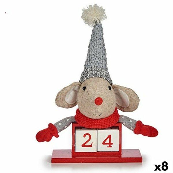 Dekoratív Figura Egér Naptár Piros Szürke Fa 20 x 11 x 20 cm (8 egység)
MOST 47009 HELYETT 36981 Ft-ért!