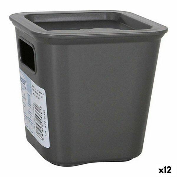 Tárolódoboz fedéllel Tontarelli Bella Szürke 11,4 x 11,4 x 11,2 cm (12
egység) MOST 17456 HELYETT 10450 Ft-ért!