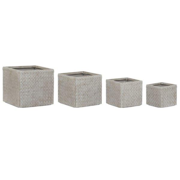 Virágcserepek készlete Home ESPRIT Bézs szín Üveggyapot Magnézium 44,5 x
44,5 x 42,5 cm (4 egység) MOST 101288 HELYETT 64099 Ft-ért!