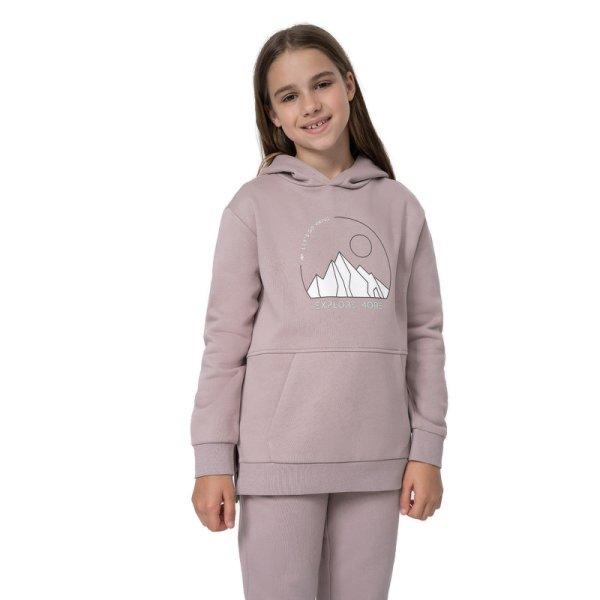 4F JUNIOR-SWEATSHIRT  F277-52S-LIGHT VIOLET Lila 146