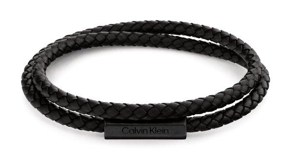 Calvin Klein Stílusos férfi bőr karkötő 35000209