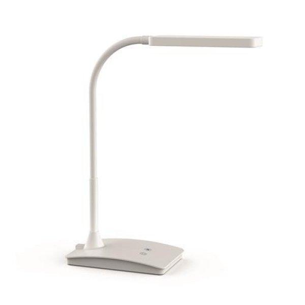 Asztali lámpa, LED, szabályozható, MAUL "Pearly colour vario",
fehér