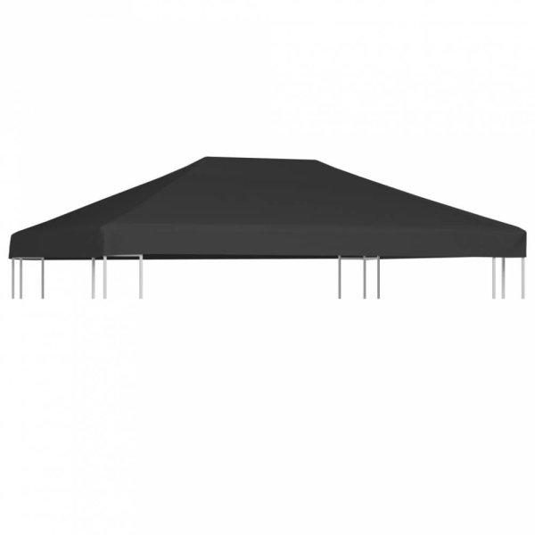 Szürke pavilon tetőponyva 310 g/m?, 4 x 3 m