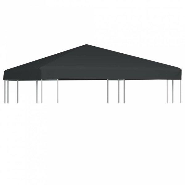 Szürke pavilon tetőponyva 310 g/m?, 3 x 3 m