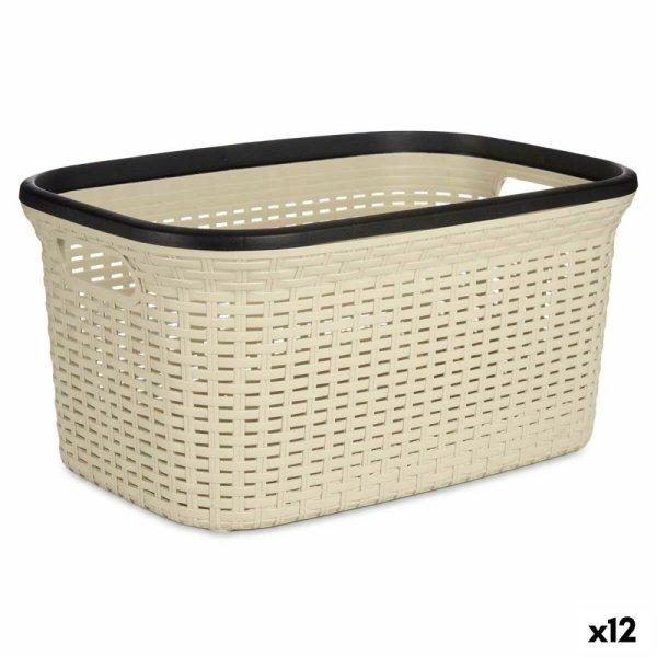 Szennyes kosár Kipit TP7001-1 Krémszín Műanyag 36 L 36 x 25,5 x 52,5 cm (12
egység) MOST 55517 HELYETT 43678 Ft-ért!