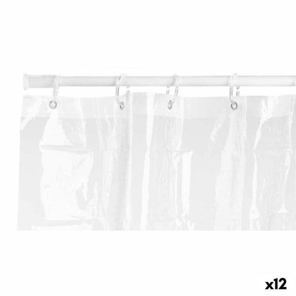 Zuhanyfüggöny Berilo 216 Átlátszó Műanyag PEVA 180 x 180 cm (12 egység)
MOST 40033 HELYETT 27283 Ft-ért!