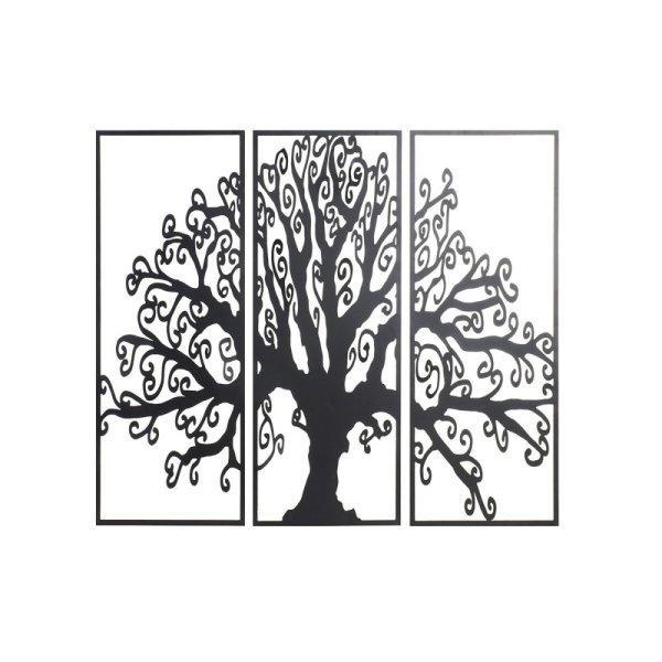 Fali Dekoráció DKD Home Decor 3 Darabok Fekete Fal Fém (105 x 1,3 x 91 cm)
MOST 50714 HELYETT 29681 Ft-ért!