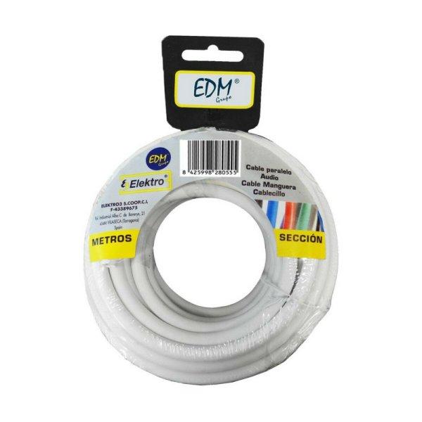 Kábel EDM 2 x 1 mm Fehér 20 m MOST 15028 HELYETT 10120 Ft-ért!