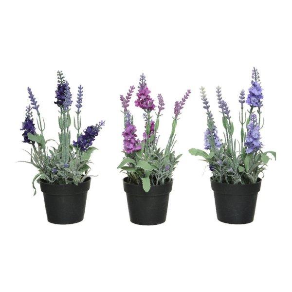 Dekor növény 25 cm PVC Levendula MOST 10758 HELYETT 6441 Ft-ért!