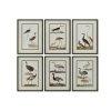 Kp Home ESPRIT madarak Cottage 40 x 2,5 x 54 cm (6 egysg) 
