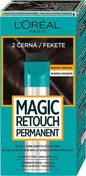 L´Oréal Paris Hajesték lenövésekre Magic Retouch
Permanent 18 ml 4 Dark brown