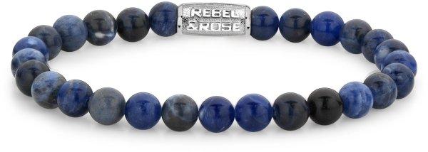 Rebel&Rose Gyöngy karkötő Midnight Blue RR-60012-S 16,5 cm - S