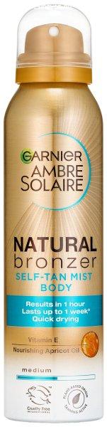 Garnier Önbarnító testpermet Ambre Solaire Natural Bronzer Medium
(Self-Tan Mist Body) 150 ml