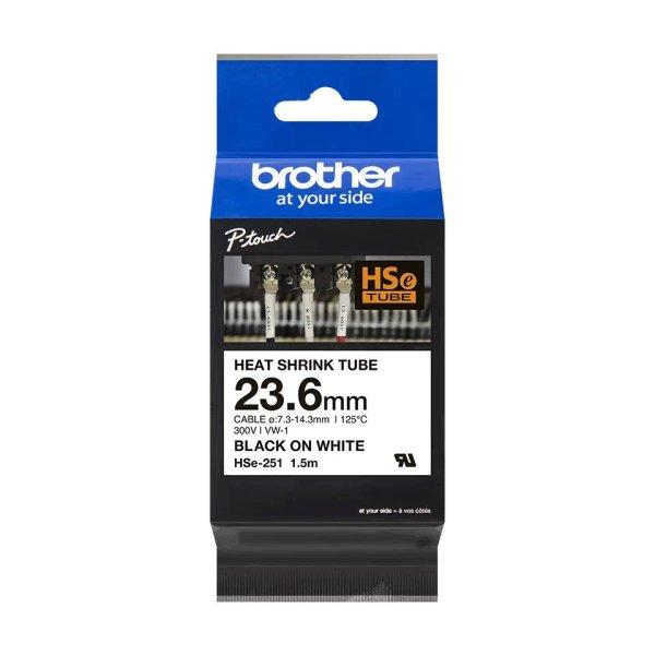 Brother P-touch HSe-251E szalagkazetta 21mm széles, 1,5 méter hosszú