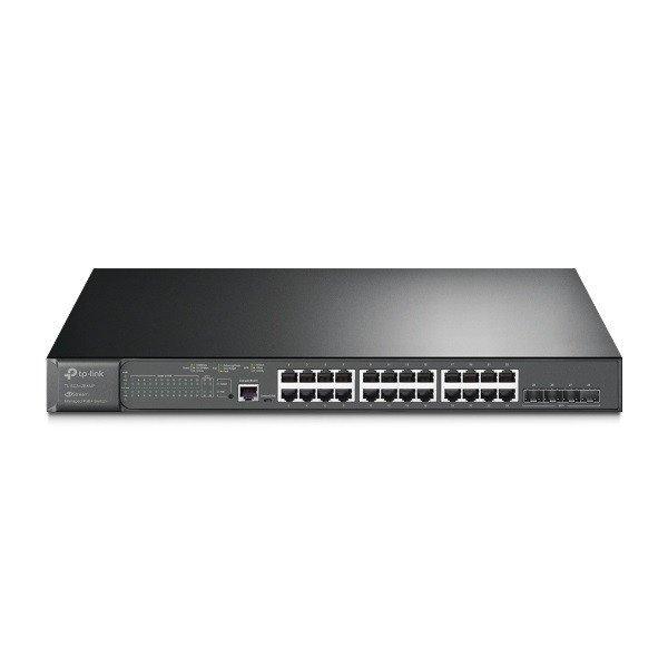 TP-Link Switch Smart - TL-SG3428XMP JetStream™ (24 port 1Gbps PoE+ port; 4
port 10Gbps SFP; 384W; L2/L3/L4)