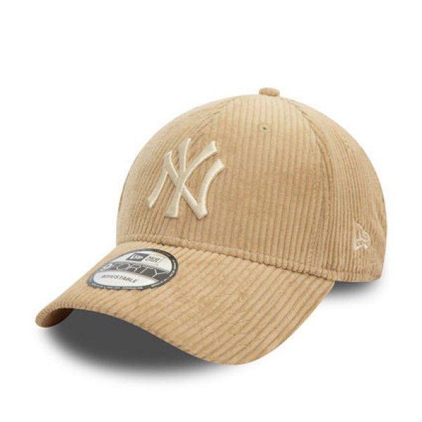 Sapka New Era 9FORTY MLB Cord NY Yankees Beige cap