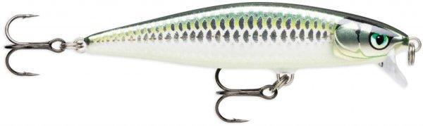 Rapala FLR08 Flat Rap Balsa 8cm 7g wobbler - color BLK (RA5822131)