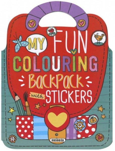 Napraforgó - My fun colouring backpack - Girls