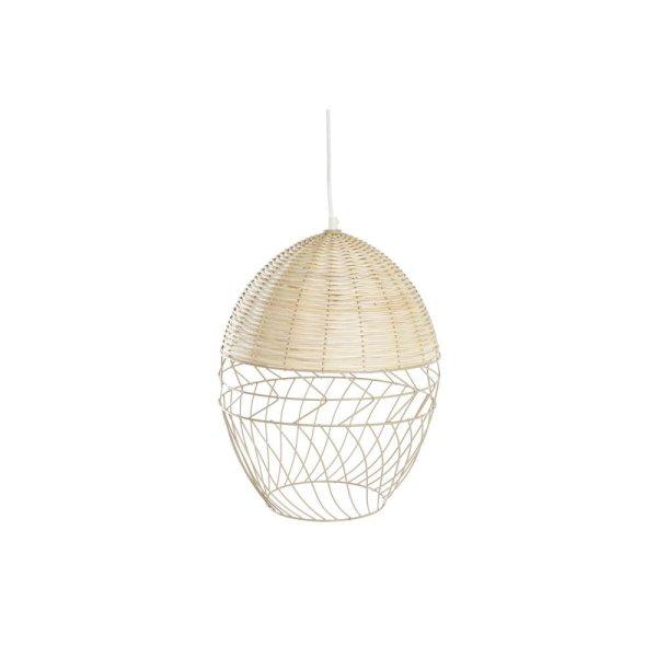 Mennyezeti Lámpa DKD Home Decor Fém Fehér Világos barna Rattan 50 W (30 x 30
x 38 cm) MOST 48858 HELYETT 28598 Ft-ért!