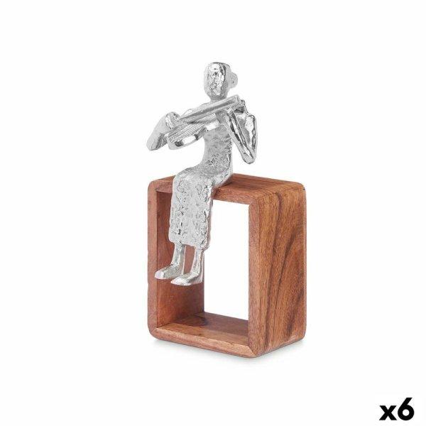 Dekoratív Figura Hegedű Ezüst színű Fa Fém 13 x 27 x 13 cm MOST 47581
HELYETT 32426 Ft-ért!