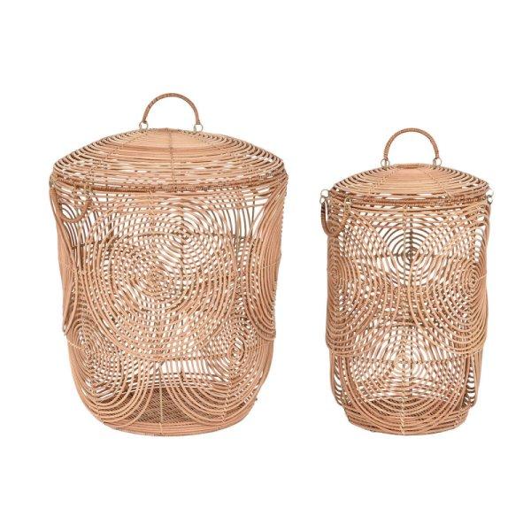 Kosár készlet DKD Home Decor Természetes Világos barna Trópusi 45 x 45 x 57
cm MOST 87235 HELYETT 55203 Ft-ért!