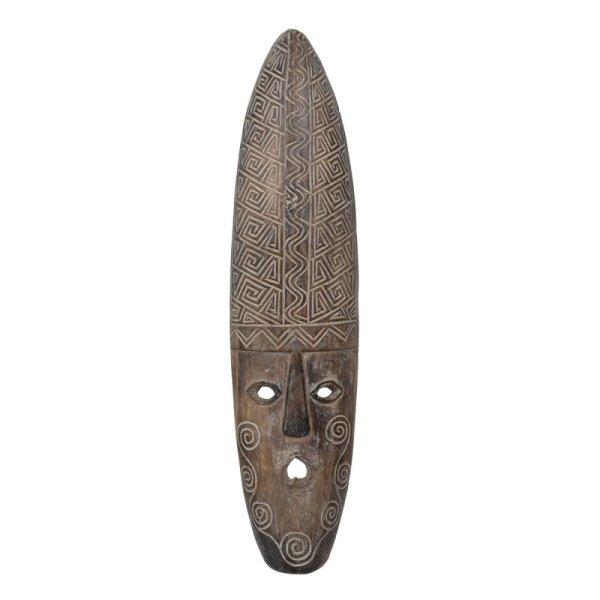 Dekoratív Figura Barna Maszk 22 x 6 x 87 cm MOST 56847 HELYETT 34890 Ft-ért!