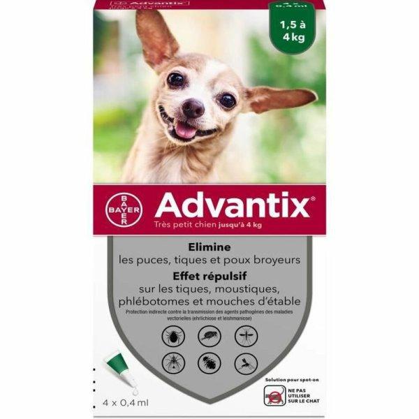 Parazitaellenes Advantix Kutya 1,5-4 Kg 4 egység MOST 36498 HELYETT 23993
Ft-ért!