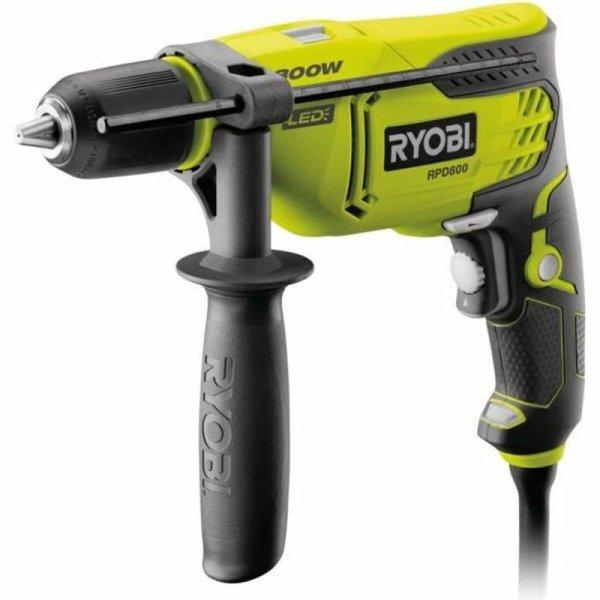 Kalapács fúró Ryobi RPD 800 800 W MOST 76283 HELYETT 57403 Ft-ért!