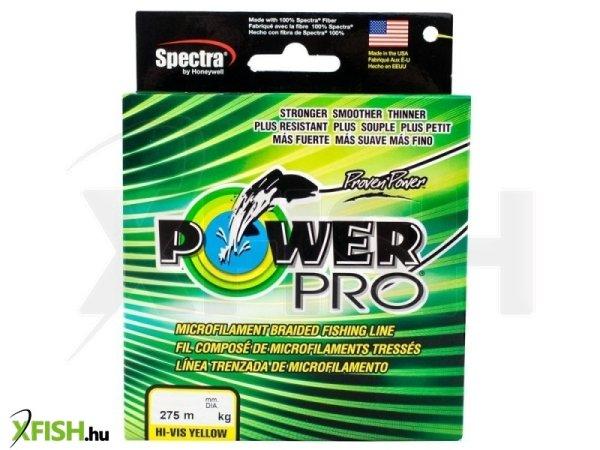 Power Pro Line Fonott Zsinór Sárga 135m 0,10mm 5Kg