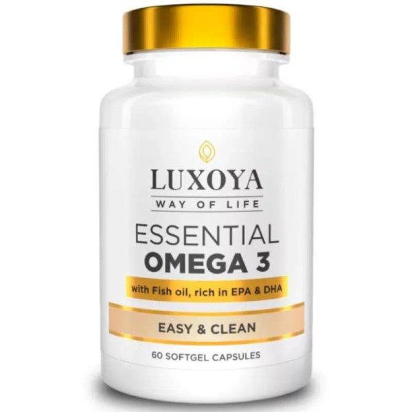 Luxoya Essential Omega-3 with fish oil 60 kapszula