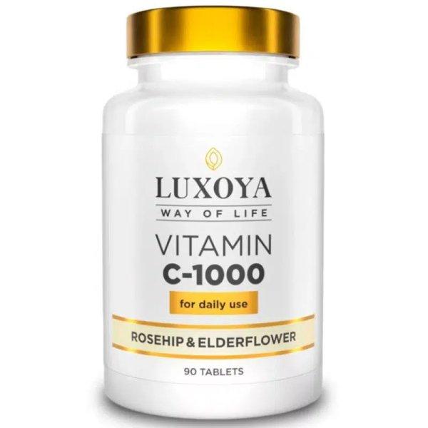 Luxoya C-1000 Vitamin Rosehip & Elderflower - 90 tabletta