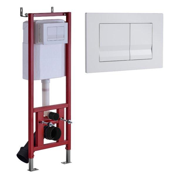 Welland H401A beépíthető WC Tartály + UP001 nyomólap