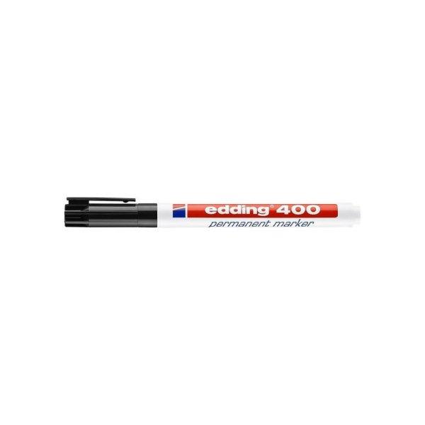 Alkoholos marker, 1 mm, EDDING "400", fekete