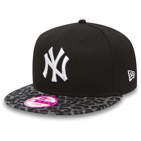 Női Sapka New Era 9Forty Womens Vize NY Yankees Leopard Black Snapback cap