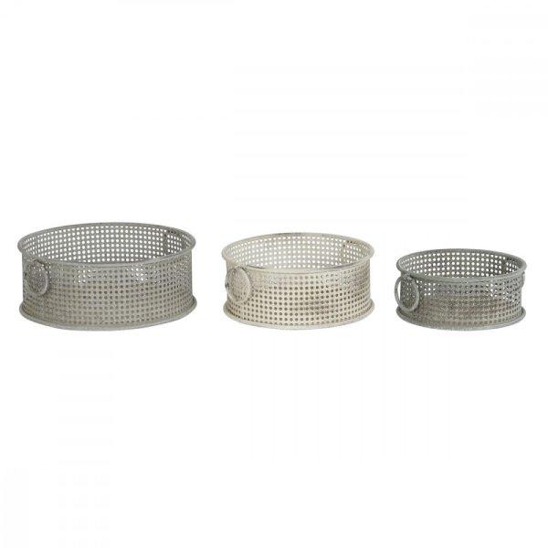 Kosár készlet DKD Home Decor 43 x 42 x 17 cm Fém Alumínium Vintage MOST
83453 HELYETT 52814 Ft-ért!