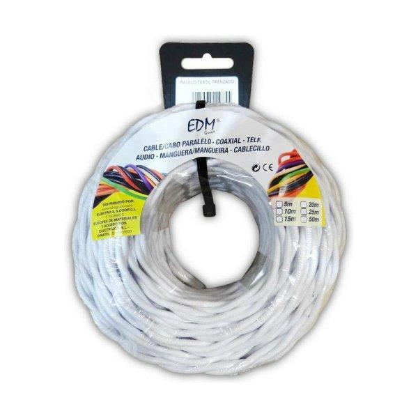Kábel EDM 11886 Fehér 2 x 1,5 mm 5 m MOST 14765 HELYETT 8838 Ft-ért!