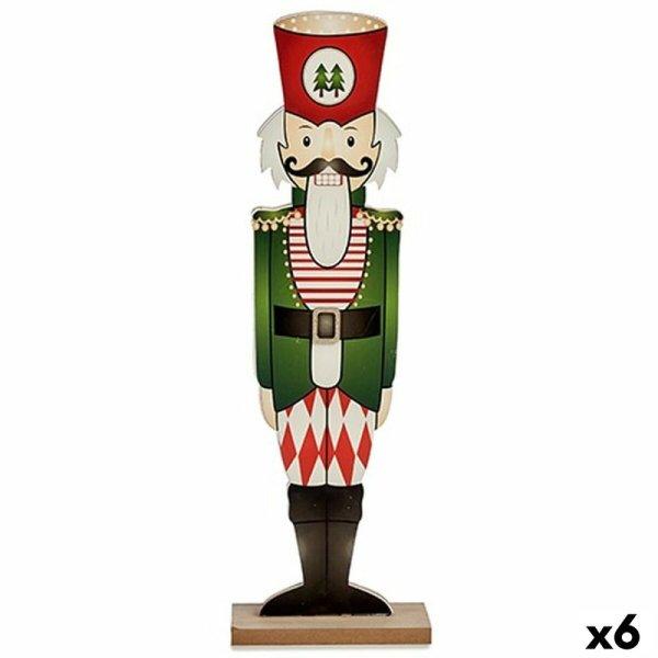 Dekoratív Figura Diótörő Fehér Fekete Piros Zöld Fa 10 x 60 x 19 cm (6
egység) MOST 21115 HELYETT 12955 Ft-ért!