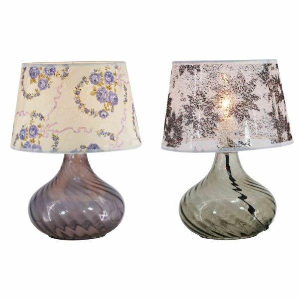 Asztali lámpa DKD Home Decor 25 x 25 x 33,5 cm Kristály Többszínű 220 V 25
W (2 egység) MOST 62068 HELYETT 39280 Ft-ért!