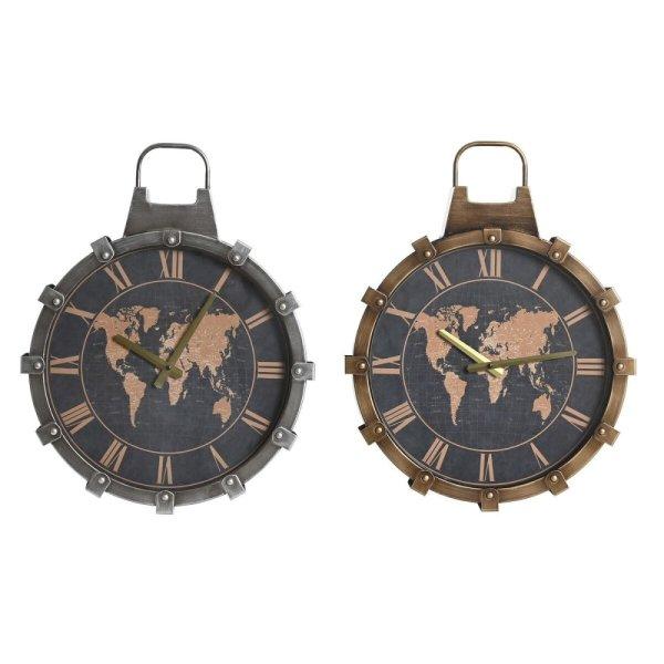 Falióra DKD Home Decor Aranysàrga Ezüst színű Kristály Vas Világtérkép
42 x 8,5 x 54 cm (2 egység) MOST 86199 HELYETT 54550 Ft-ért!