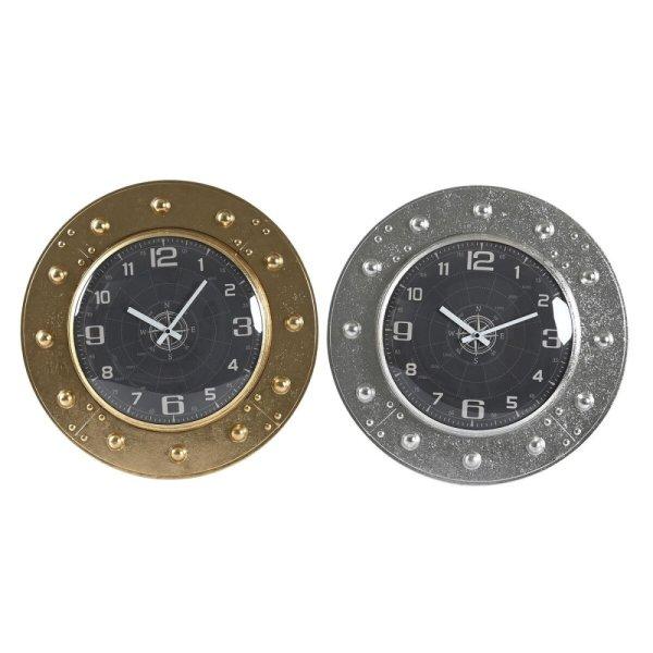 Falióra DKD Home Decor 48,5 x 6 x 48,5 cm Kristály Ezüst színű Fekete
Aranysàrga Vas (2 egység) MOST 86454 HELYETT 54707 Ft-ért!