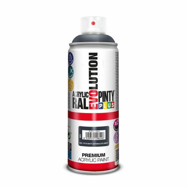 Spray festék Pintyplus Evolution RAL 7016 Antracit 400 ml Matt MOST 8129
HELYETT 4564 Ft-ért!