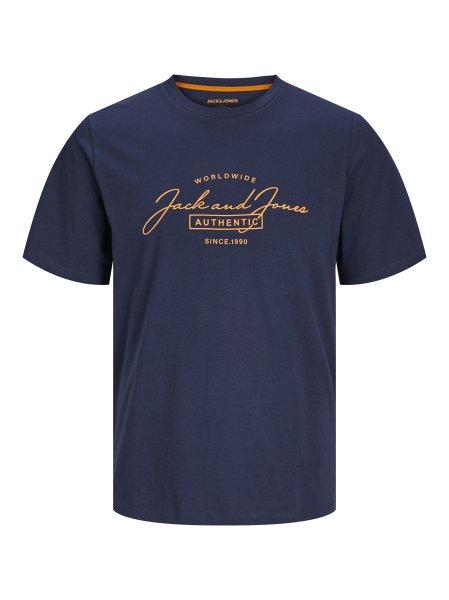Jack&Jones Férfi póló JJFERRIS Standard Fit 12256799 Navy Blazer
M