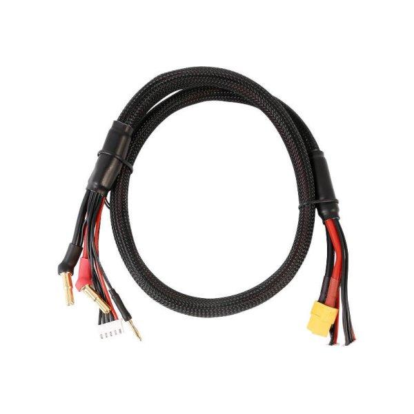 Gens Ace 2S/4S Charge Cable: 4mm & 5mm Bullet With XT60 Connector