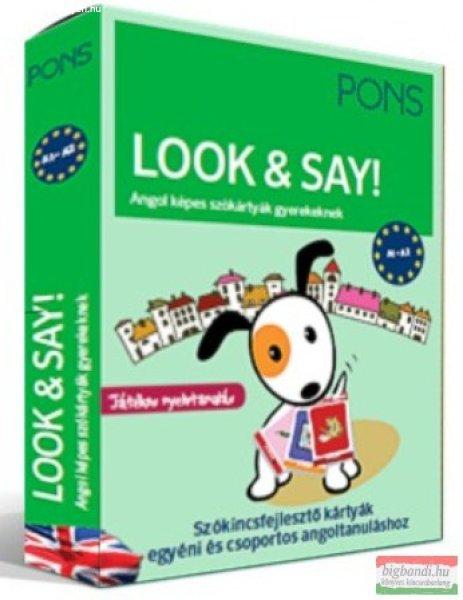 PONS Look & Say! - Angol képes szókártyák gyerekeknek 