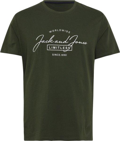 Jack&Jones PLUS Férfi póló JJFERRIS Standard Fit 12263993 Kombu
Green 4XL