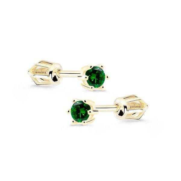 Cutie Diamonds Bájos sárga arany fülbevaló smaragdokkal
DZ8012-30-SM-X-1