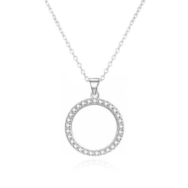 Agato Divatos ezüst nyaklánc Karika GS1604/47 (lánc, medál)