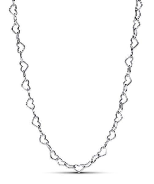 Pandora Gyönyörű ezüst lánc szívekkel 393334C00