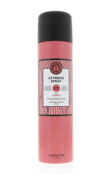 Maria Nila Extra erős rögzítő hajlakk Style & Finish
(Extreme Spray) 400 ml