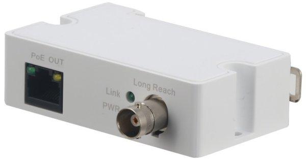 Dahua LR1002-1ET Ethernet over Coax (EoC) konverter, adó egység, 1 RJ45 10/100
/ 1x BNC, PoE támogatás